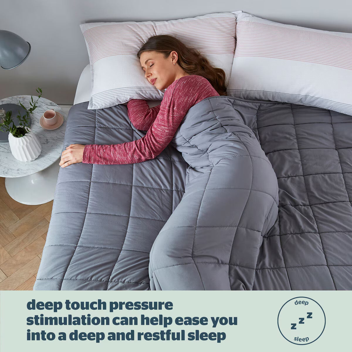 Wellbeing Adult Weighted Blanket, 6.8Kg